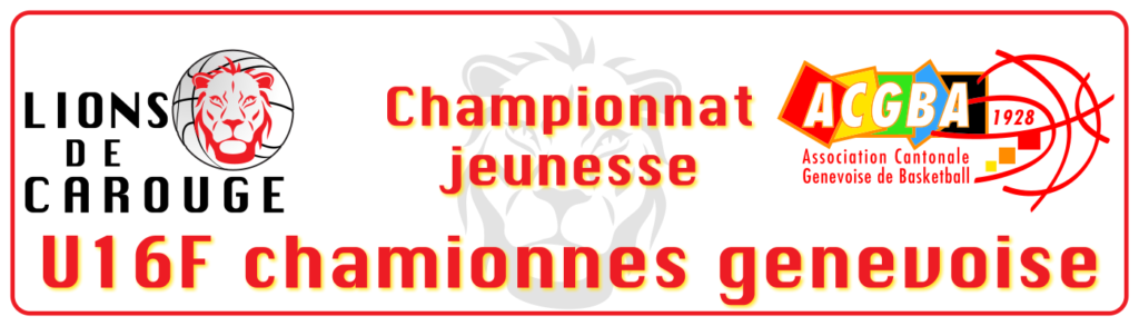 Finales championnat jeunesse  ACGBA