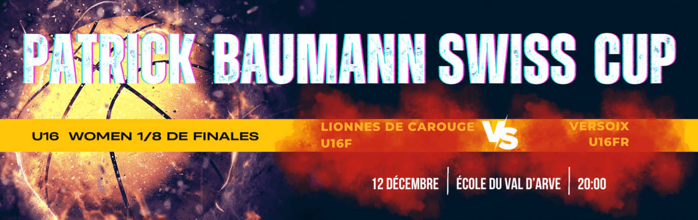 Patrick Baumann Swiss Cup U16 Women : 1/8 finales